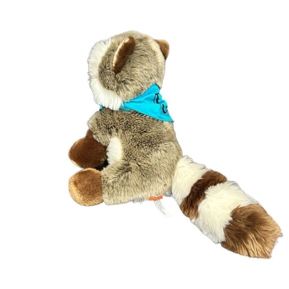 Adventure Planet‎ Plush Raccoon Stuffed Animal Gray Brown Furry Mask Size 12" H - Picture 2 of 8